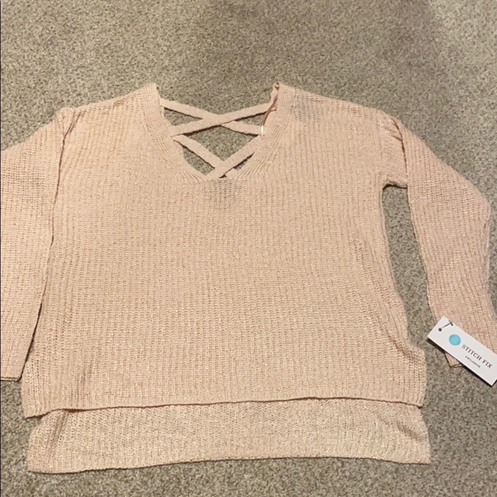 Pink sweater